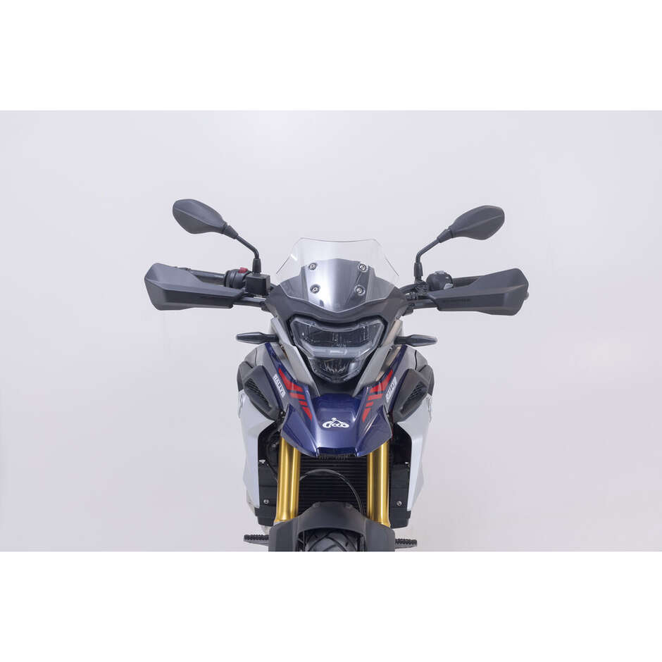 Kit de protège-mains sport noir SW-Motech HDG.00.220.22100/B pour BMW G 310 GS (2016-2017) ; Honda XL750 Transalp (2022-) ; Ducati DesertX/Rally ; CFMoto 800MT-X